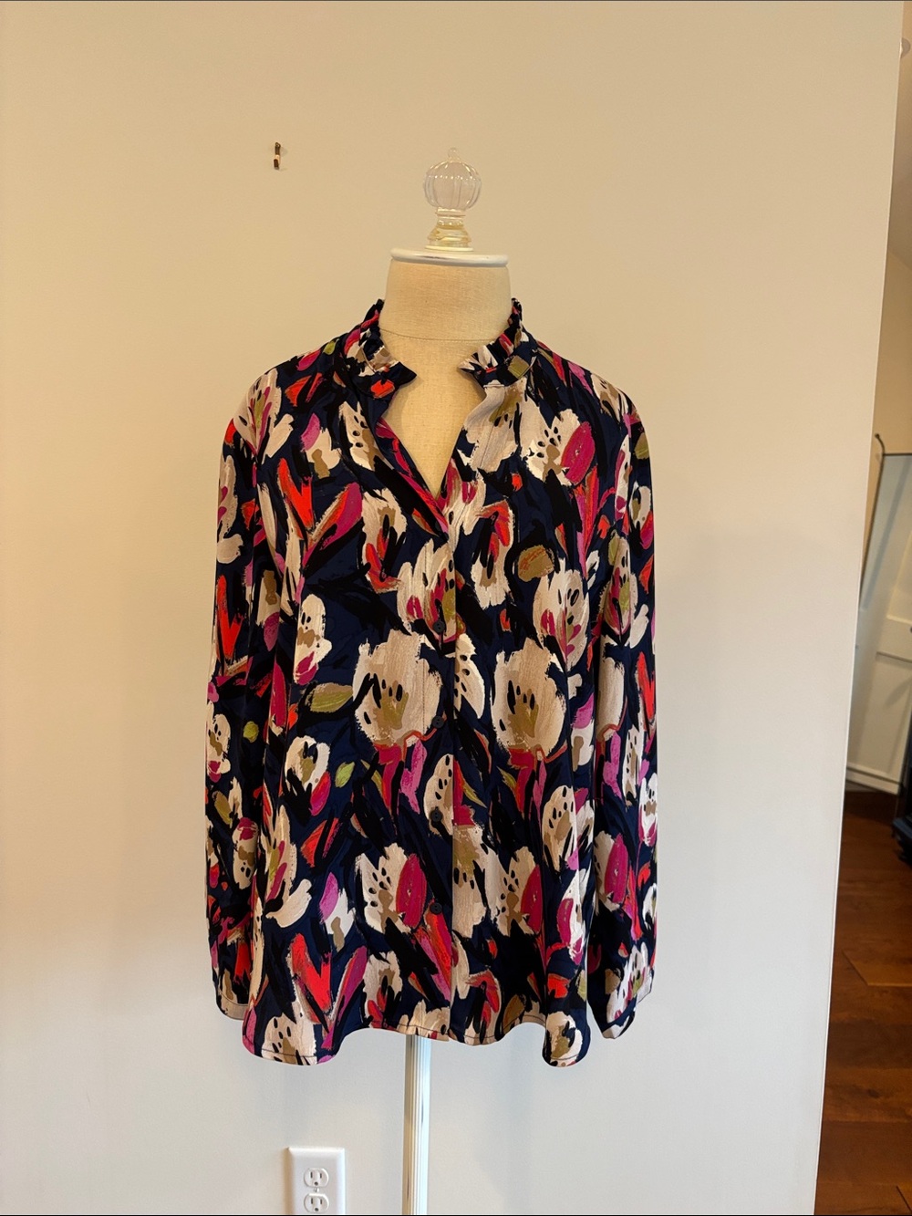NIC+ZOE Zappy Blooms Blouse with